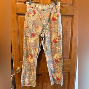 NWT! Sz S/M Jaded Gypsy Floral Meadow Traveler Pants